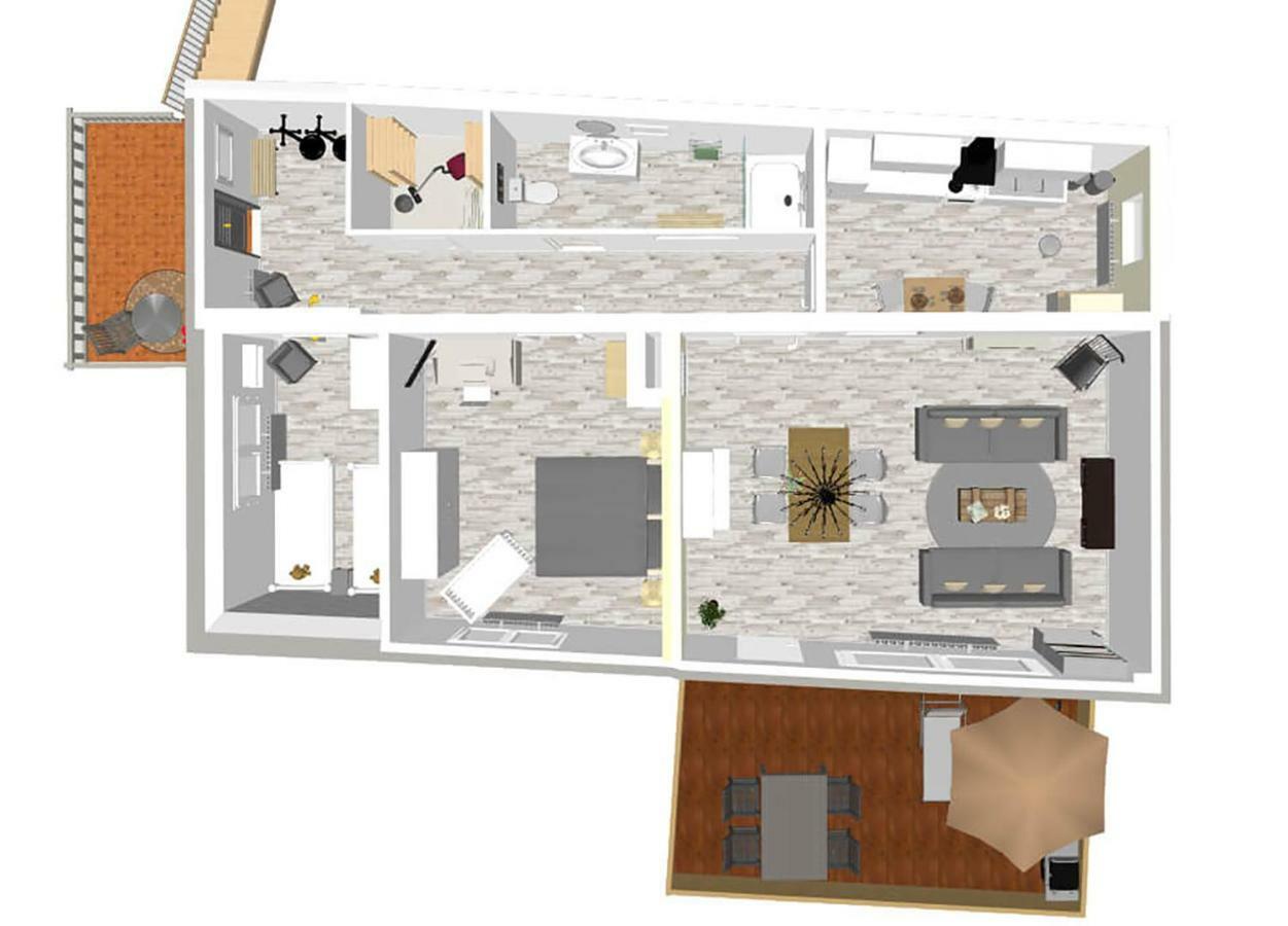 Grosse, Helle Ferienwohnung Mit 2 Balkonen Auf Dem Bauernhof In Der Lueneburger Heide Oetzen Extérieur photo